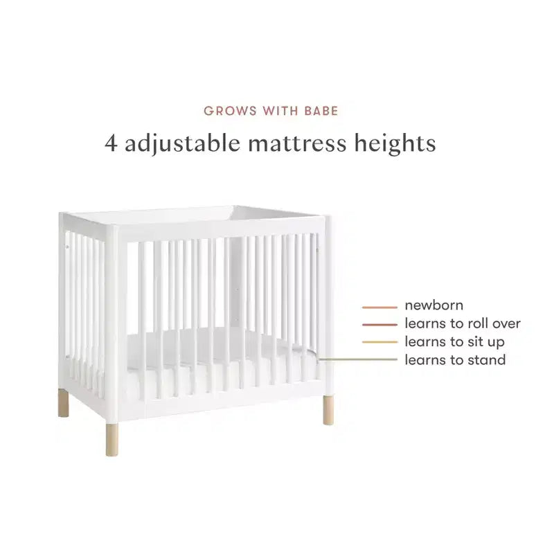 Mini-lit de bébé convertible 4-en-1