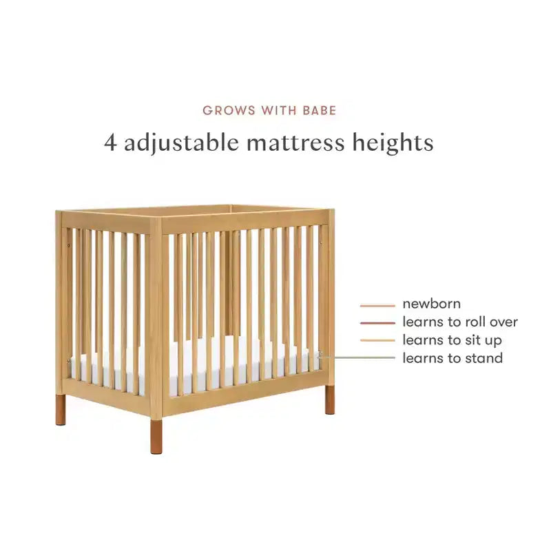 Mini-lit de bébé convertible 4-en-1