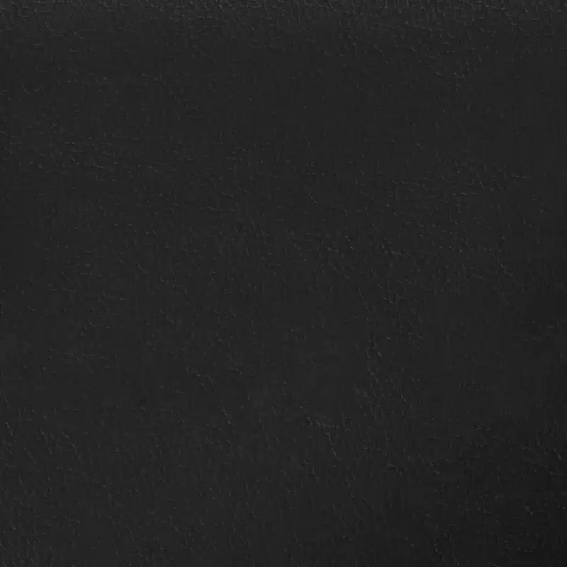 Canapé 2 places Noir 75 % polychlorure de vinyle, 20 % polyester, 5 % coton