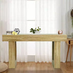 Table console longue de 160 cm, table console rectangulaire en bois pour entrée, table console de style ferme pour couloir, salon, foyer, chambre à coucher