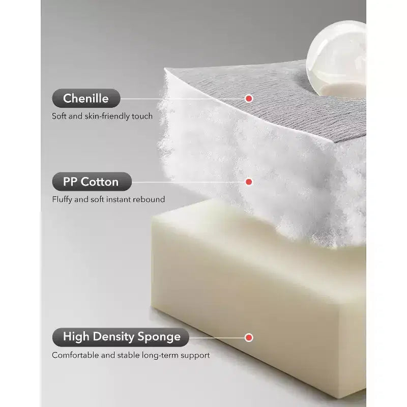 Fauteuil inclinable à bascule, fauteuil à bascule pivotant à 360° pour salon, fauteuil de nurserie rembourré en tissu avec poches latérales pour petits espaces