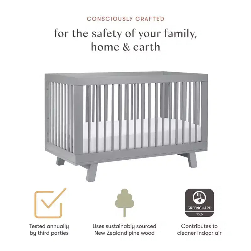 Lit de bébé convertible 3-en-1 avec kit de conversion en lit d'enfant