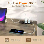Meuble TV de style rustique pour téléviseur de 75 pouces, meuble de divertissement avec rangement semi-ouvert et portes de grange, console TV avec étagère réglable