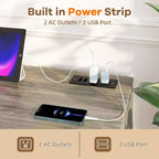 Meuble TV de style rustique pour téléviseur de 75 pouces, meuble de divertissement avec rangement semi-ouvert et portes de grange, console TV avec étagère réglable