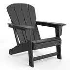 Chaise Adirondack, Chaise d'extérieur en PEHD haute résistance, Chaise de patio résistante aux intempéries pour pelouse et jardin