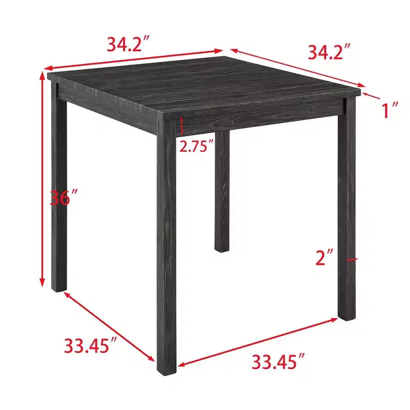 Ensemble de 5 pièces de table de bar de style ferme et tabourets de bar pour cuisine, salle à manger, ensemble de dînette vintage avec cadre en bois massif