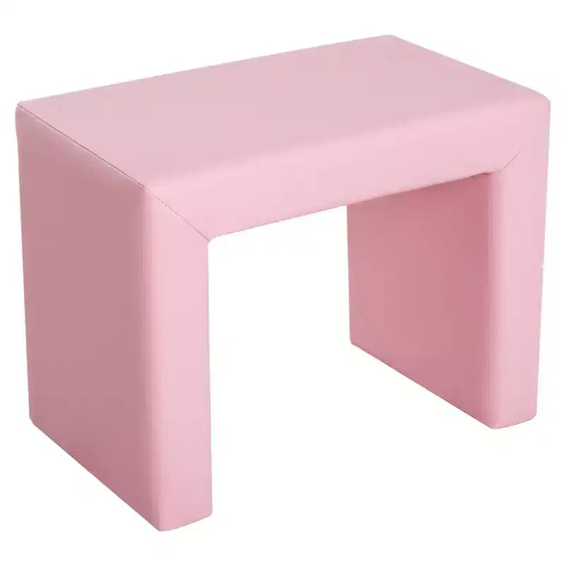 Canapé et chaise multifonctionnels 2-en-1 pour enfants, ensemble de table et chaise convertibles, cadeau pour garçons et filles de 3 ans - Rose