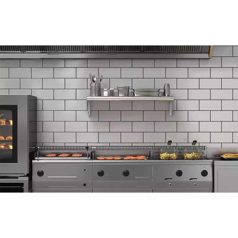 Étagère murale en acier inoxydable, étagère murale de qualité commerciale NSF avec surface plate pour la cuisine, les restaurants et l'usage domestique