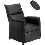 Single sofa, recliner with memory function, PU leather, home theater seat, suitable for living room and office.