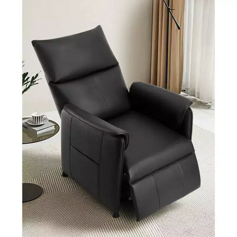Canapé simple, fauteuil inclinable avec fonction mémoire, cuir PU, siège de cinéma maison, adapté au salon et au bureau.
