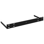 Étagère murale nid d'abeille grise MDF, métal 80 x 23,5 x 3,8 cm