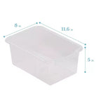 Meuble de rangement mobile à 10 casiers et 10 bacs frontaux inclinés, 5x2, mobilier pour enfants