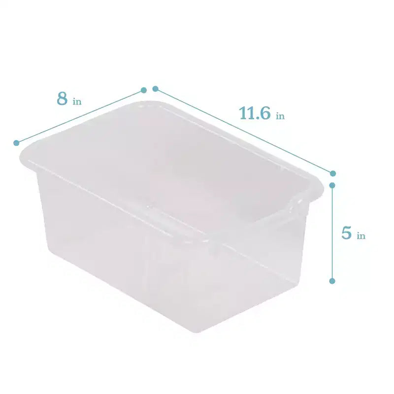 Meuble de rangement mobile à 10 casiers et 10 bacs frontaux inclinés, 5x2, mobilier pour enfants