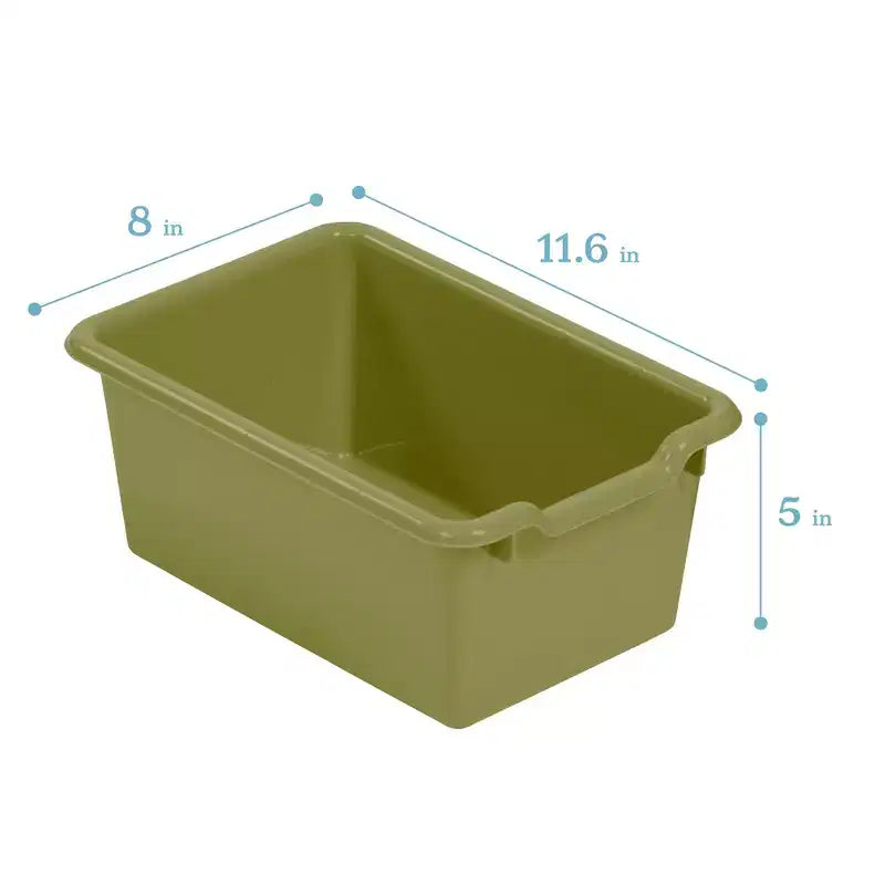 Meuble de rangement mobile à 10 casiers et 10 bacs frontaux inclinés, 5x2, mobilier pour enfants