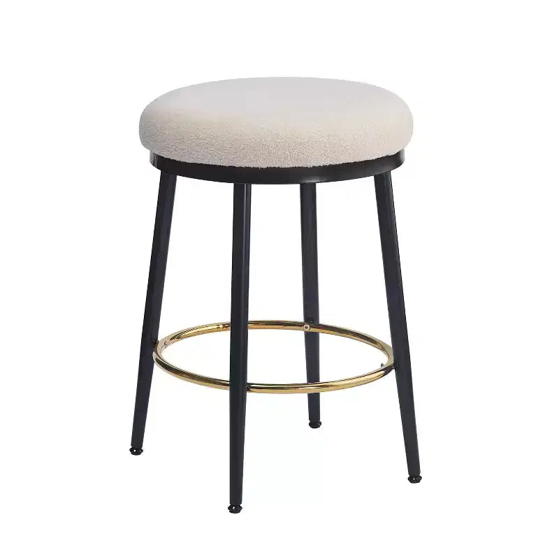 24,75 tabourets de bar modernes à hauteur de comptoir avec coussin éponge, lot de 2/4, tabourets de comptoir modernes, chaise d'appoint pour cuisine, salle à manger