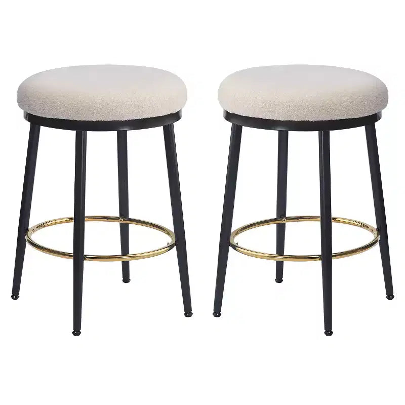 24,75 tabourets de bar modernes à hauteur de comptoir avec coussin éponge, lot de 2/4, tabourets de comptoir modernes, chaise d'appoint pour cuisine, salle à manger