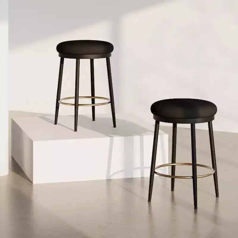 24,75 tabourets de bar modernes à hauteur de comptoir avec coussin éponge, lot de 2/4, tabourets de comptoir modernes, chaise d'appoint pour cuisine, salle à manger