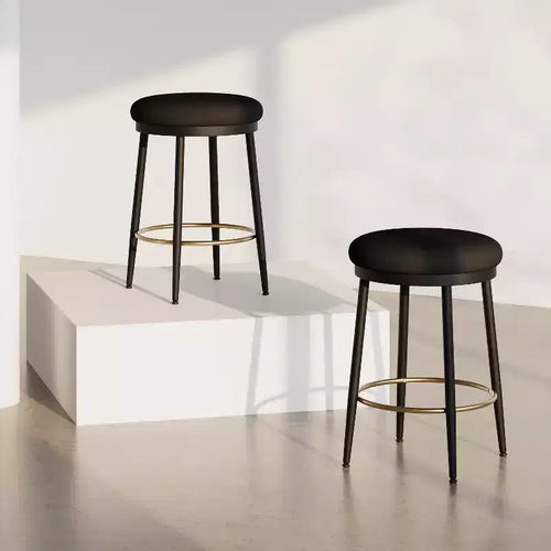 24,75 tabourets de bar modernes à hauteur de comptoir avec coussin éponge, lot de 2/4, tabourets de comptoir modernes, chaise d'appoint pour cuisine, salle à manger