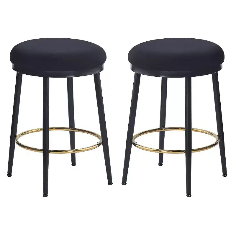 24,75 tabourets de bar modernes à hauteur de comptoir avec coussin éponge, lot de 2/4, tabourets de comptoir modernes, chaise d'appoint pour cuisine, salle à manger